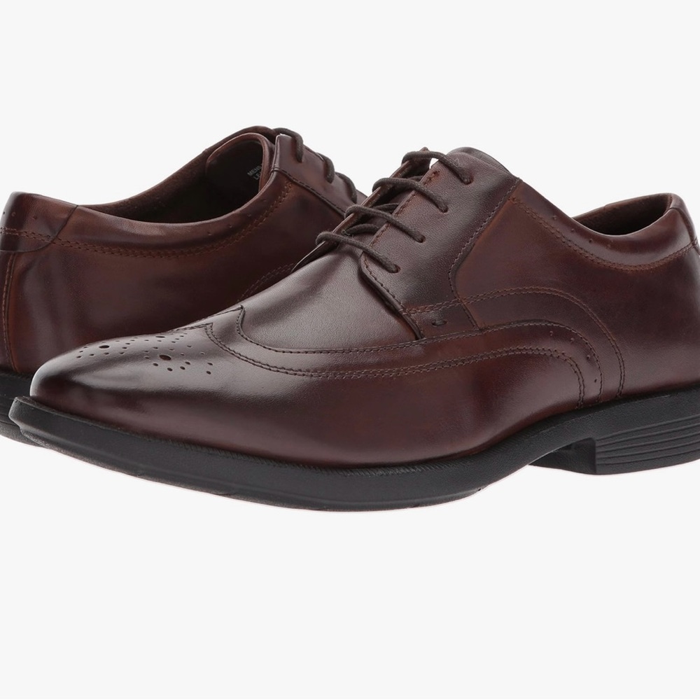 NWT Size 8 - Brown Leather Men's Dress Shoes